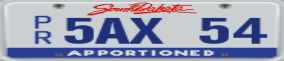 Truck License Plate